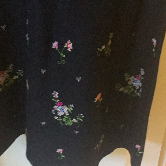 Carole Little Linen cross-stitch detailed dress - Picture 5 of 5